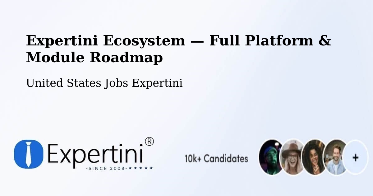 Expertini Ecosystem — Full Platform & Module Roadmap – Pierre